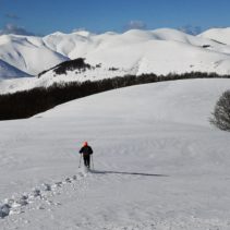 Ciaspolata da Forca Canapine a Monte Macchia Alta