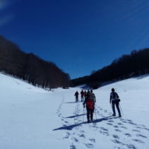 La ciaspolata di ieri al centro dell’Umbria