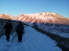 escursione notturna invernale a castelluccio sibillini