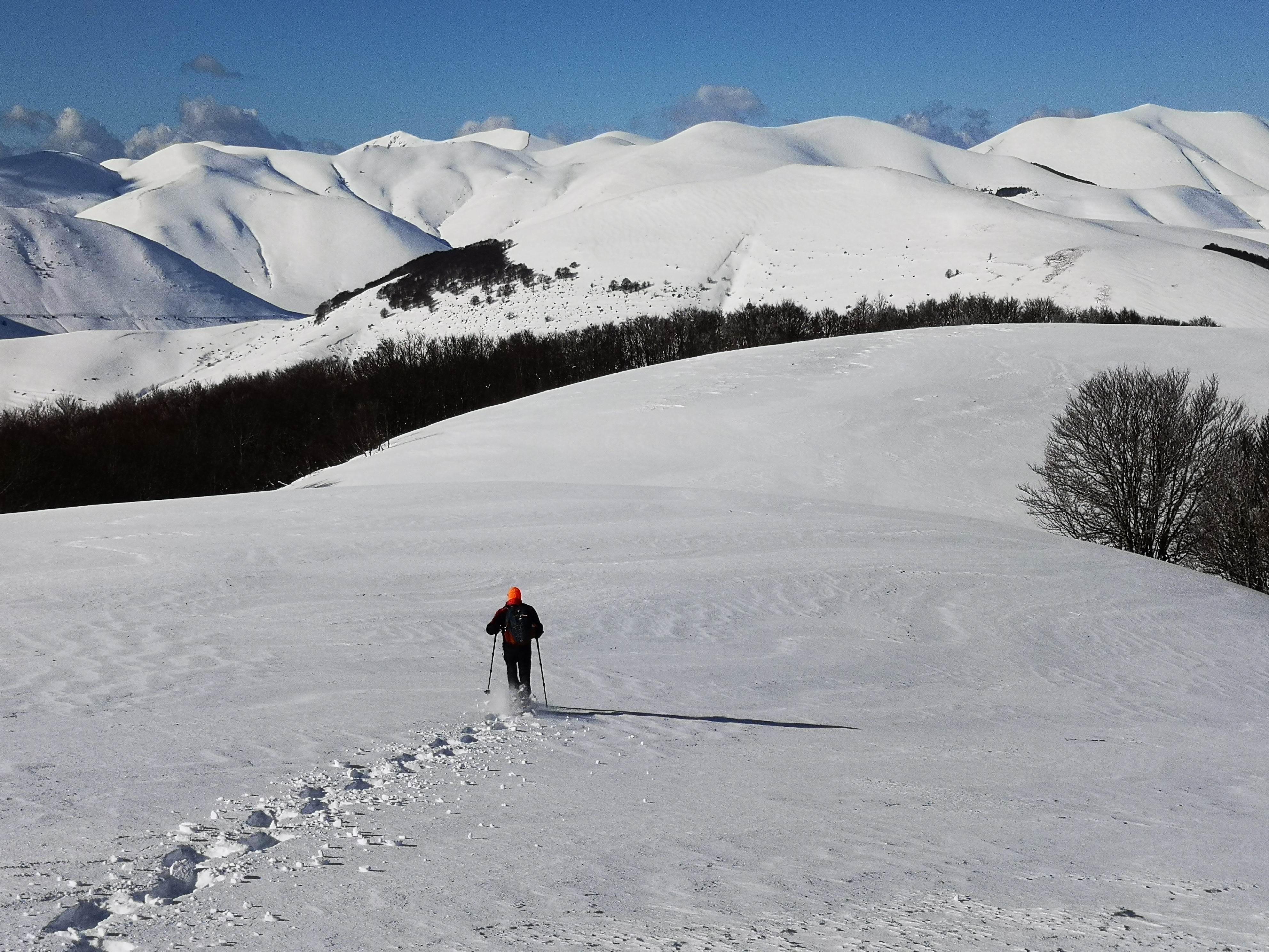 Ciaspolata da Forca Canapine a Monte Macchia Alta