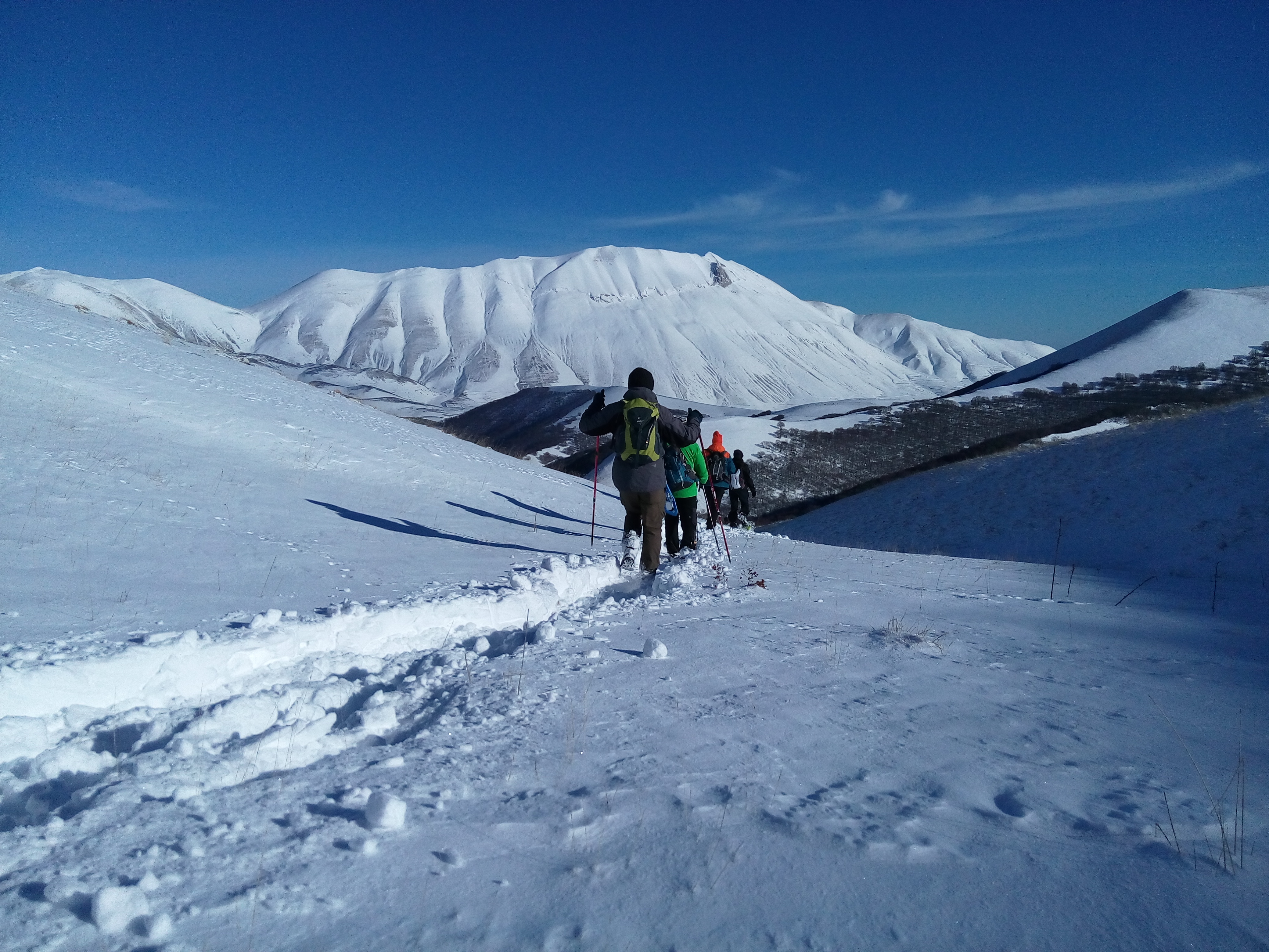 Le ciaspolate dei Sibillini: tra Castelluccio ed il Vettore