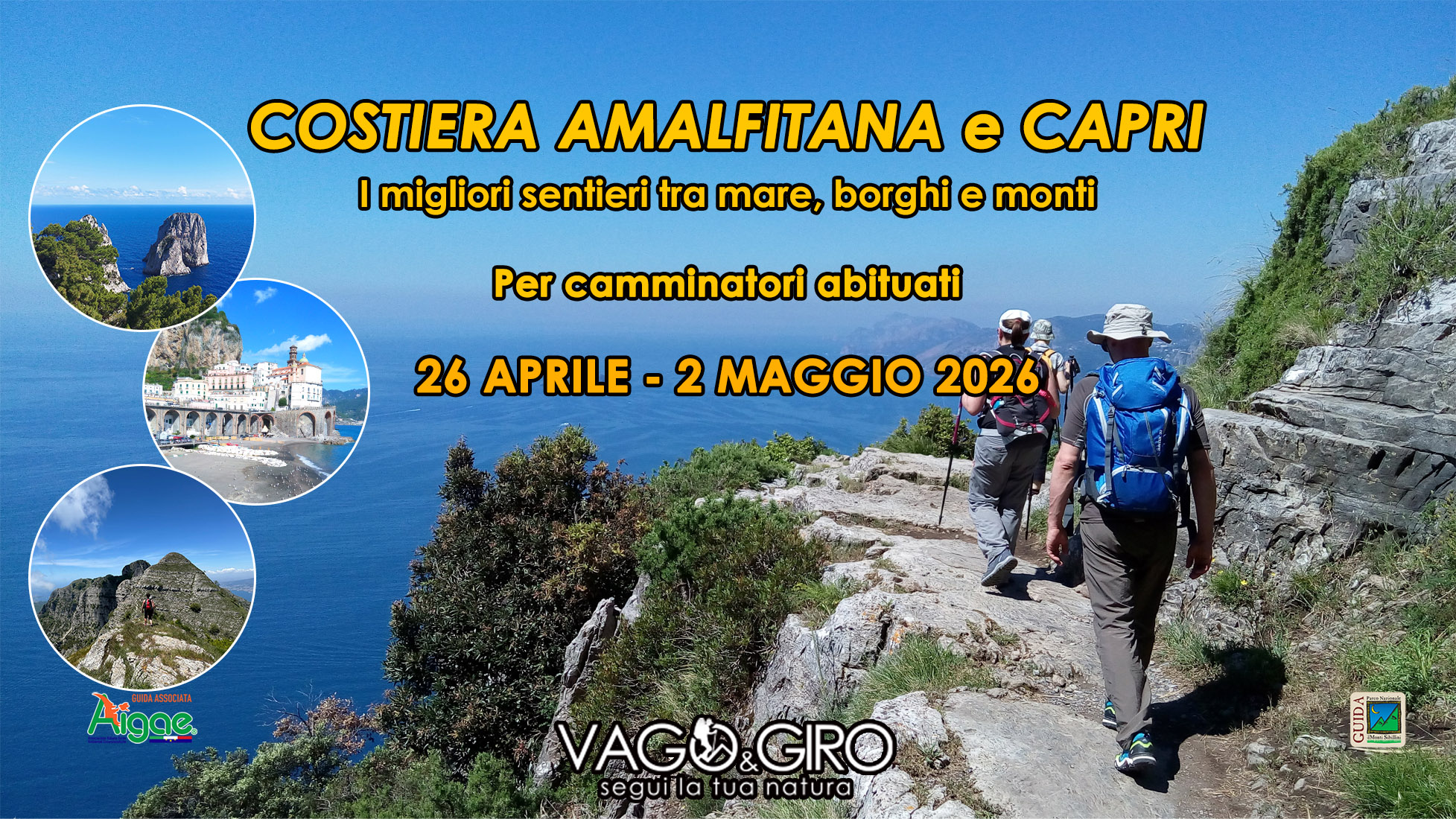 Costiera Amalfitana e Capri: il Trek degli Dei!
