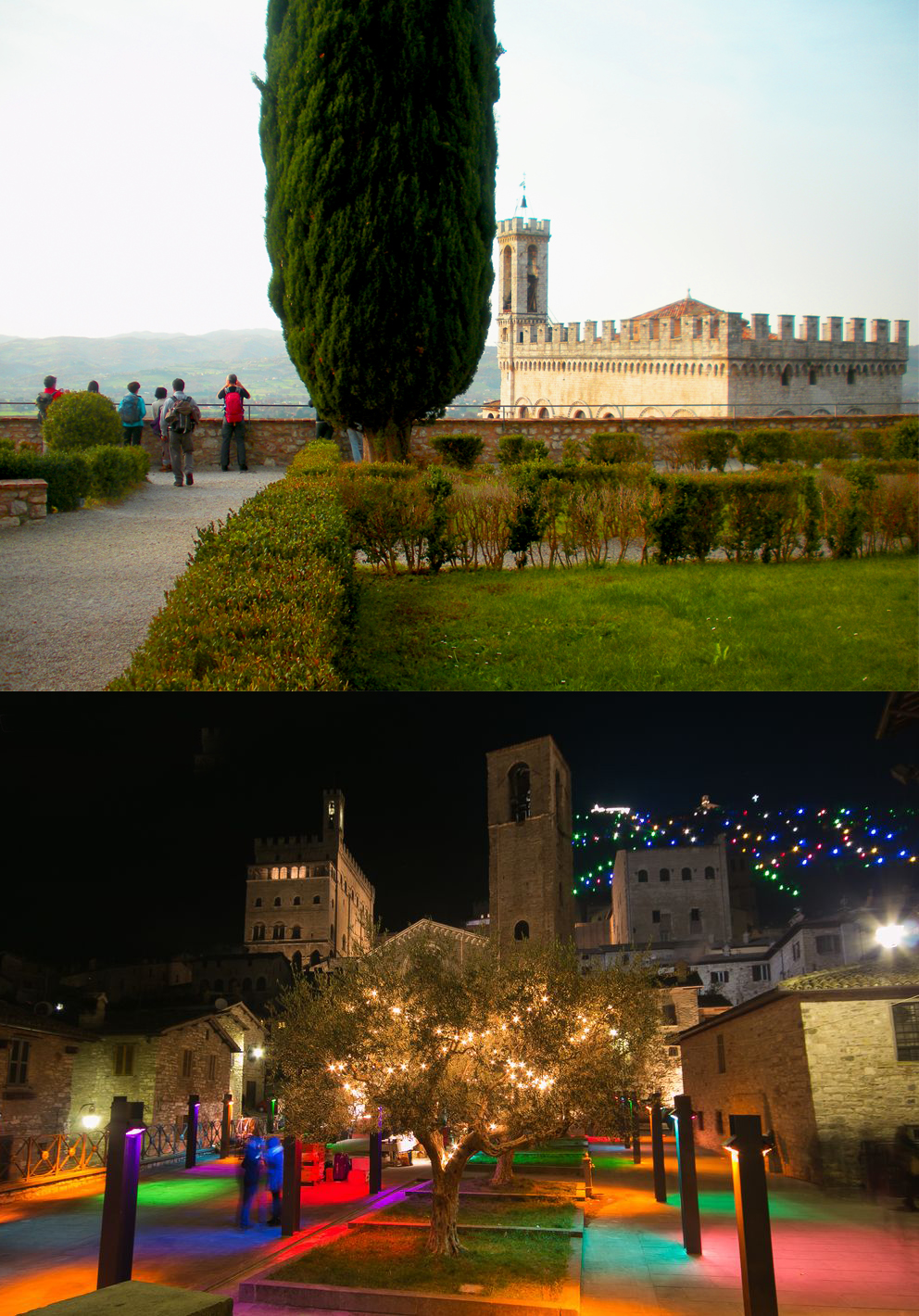 Attraversando l'albero di Natale più grande del mondo